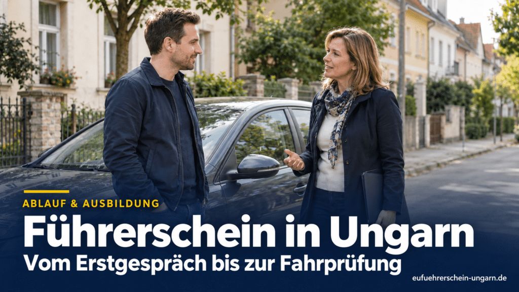 Führerscheinausbildung in Ungarn: Ablauf bis zur Prüfung