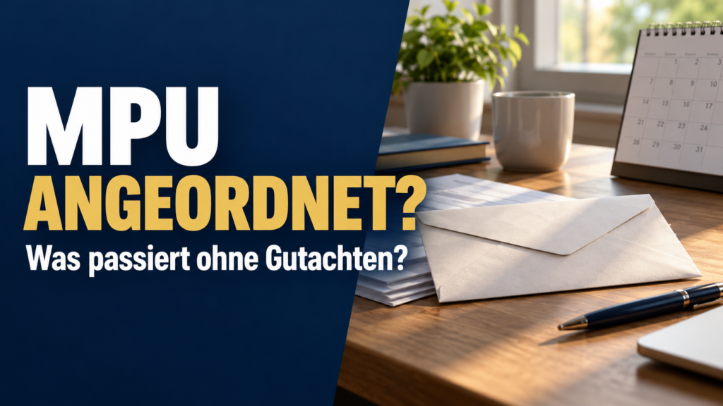 MPU angeordnet: Was passiert, wenn Sie das Gutachten nicht vorlegen?